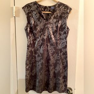 (NWT) VIVIENNE TAM gorgeous sleeveless sueded dress. Size 6.